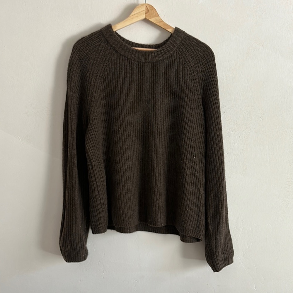 Quince Fisherman Crewneck Cashmere Sweater